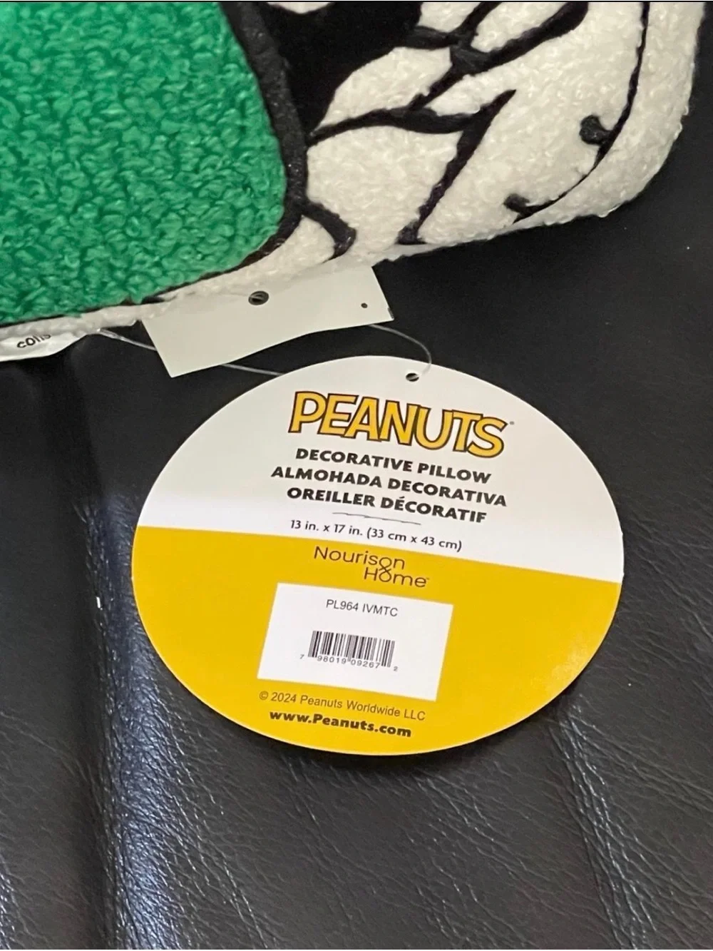 Peanuts Sherpa Snoopy Pillow - Pickleball Snoopy Pillow